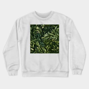 Green Leaves Pattern 22 Crewneck Sweatshirt